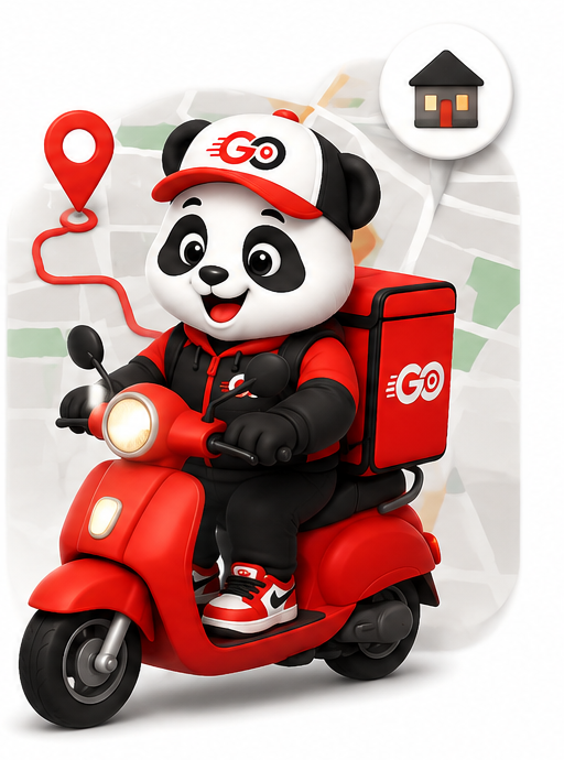 Pasabuy rider delivering an order
